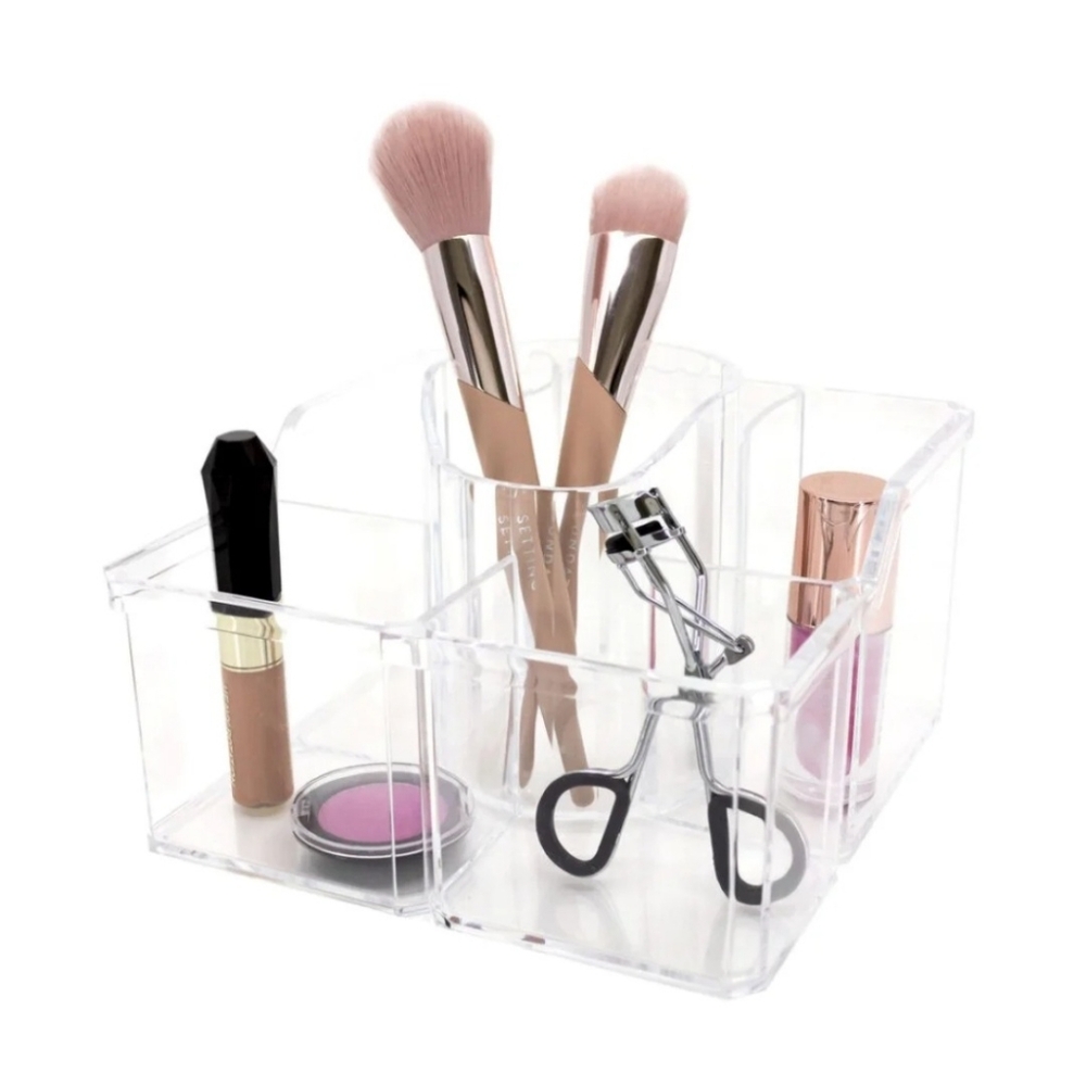 Multi-Use Clear Acrylic Desk Organizer